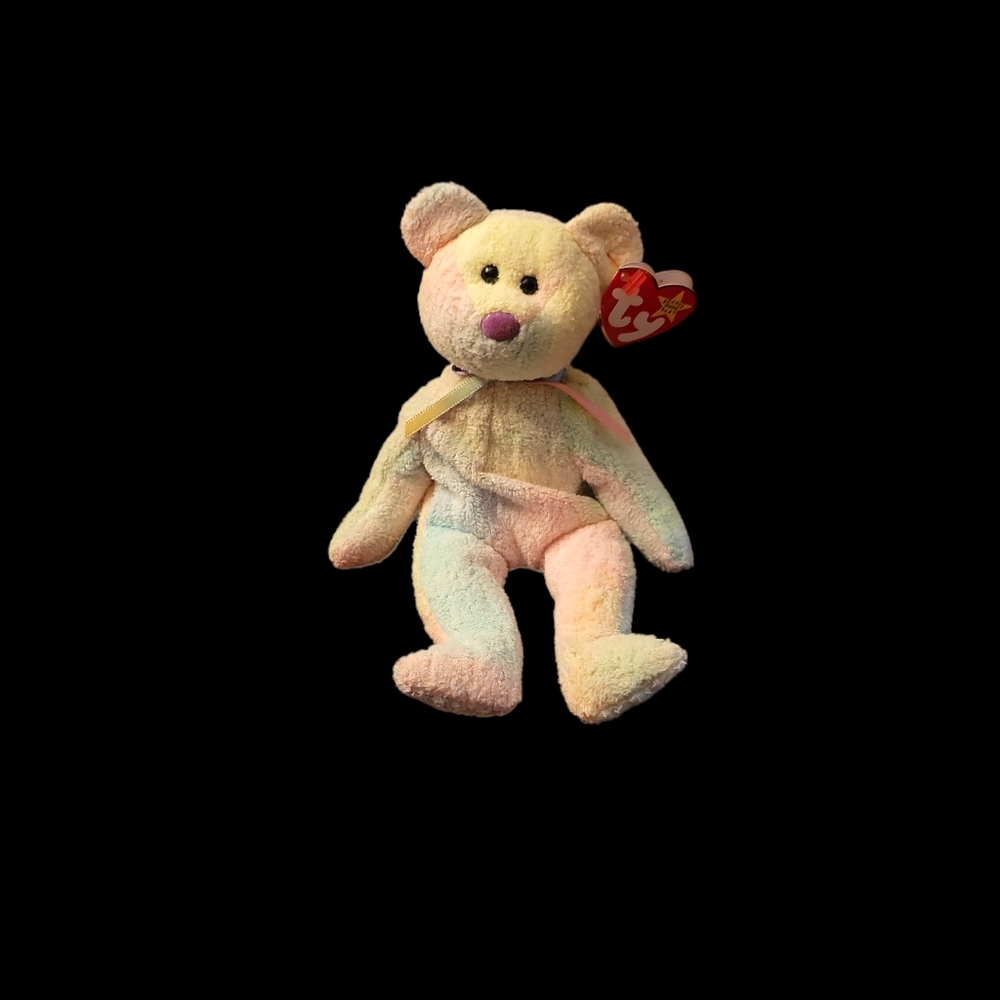 Groovy TY Bear (with Rare Tush Tag) 1999